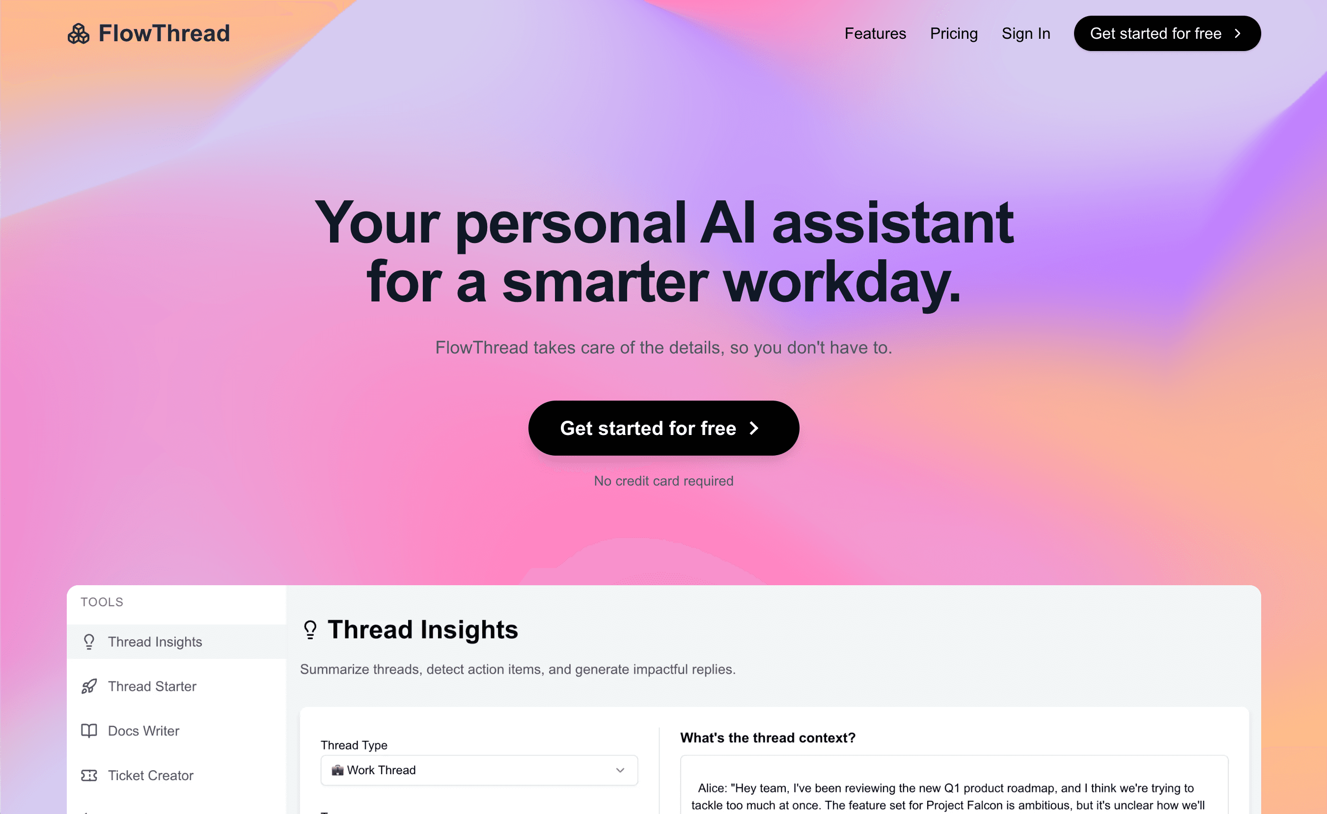 FlowThread preview